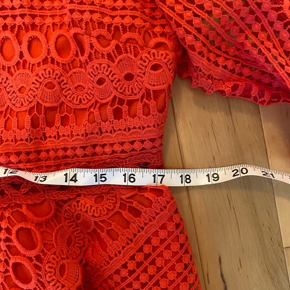 Red Long Sleeve Dress - Picture 2 of 5